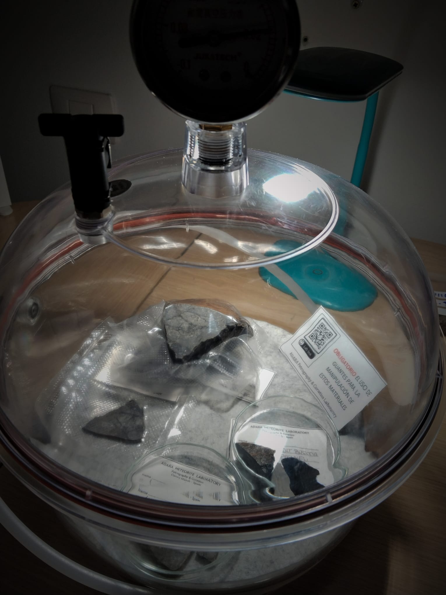 Lunar and astromaterials in curated storage