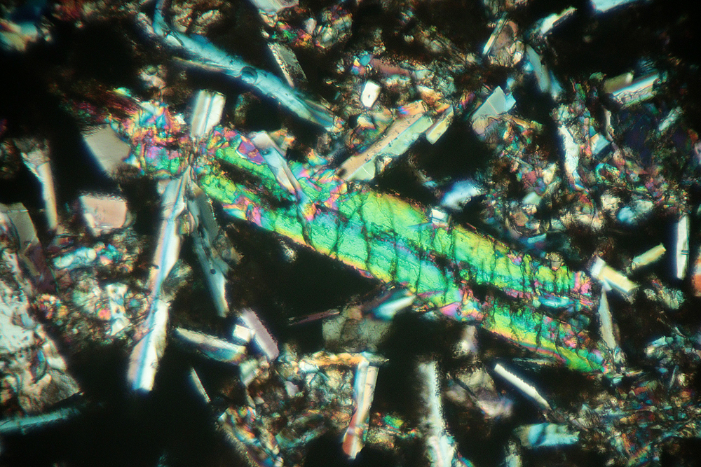 XPL thin section view